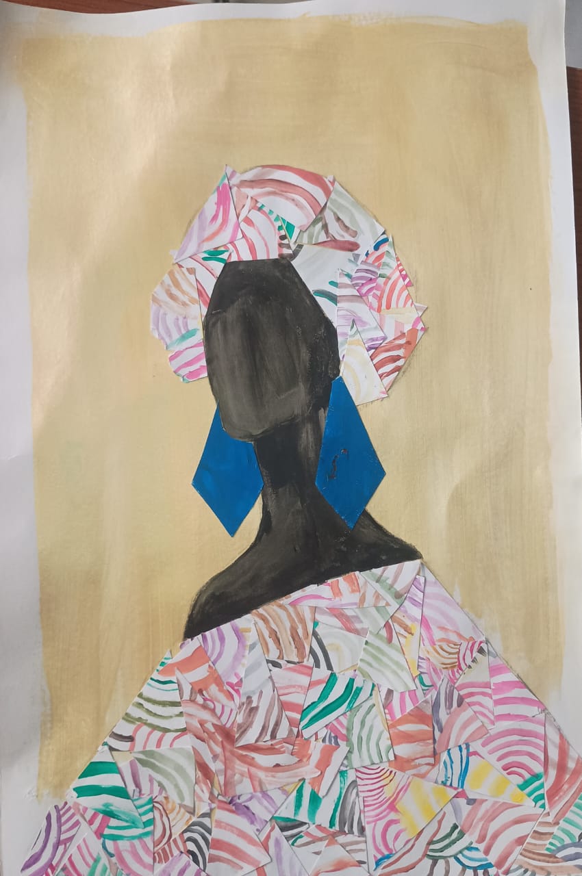 Œuvre d'arts plastiques réalisée par un élève